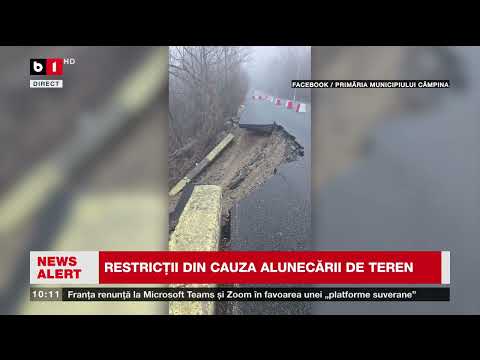 DRUM SURPAT ÎN CÂMPINA. PERICOL MAXIM_Știri B1TV_28 ian. 2026