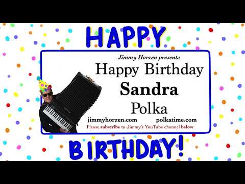 Sandra Happy Birthday Polka