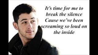 Nick Jonas - Break The Silence (Lyrics)