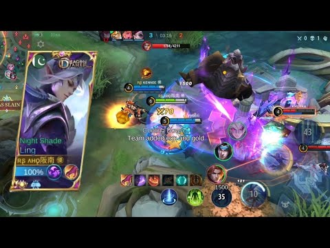 FAST HAND LING MONTAGE | MUST WATCH #mlbb #ling #lingmontage #montage