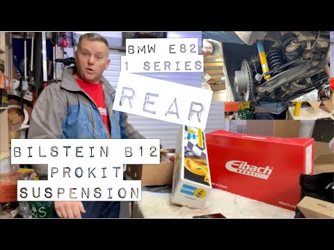 Fitting Bilstein B12 Suspension Kit On Bmw E82 1 Series Coupe Rear. (Part 1 of 2) 118 120 125 135