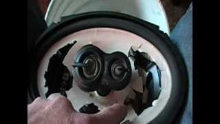 infinity reference 6953i 6x9 speaker cone disintegration