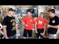 John Foster Workout With Tyler Manion, Eric Nutter & Nick Heflin