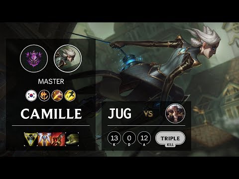 Camille Jungle vs Sett - KR Master Patch 10.7