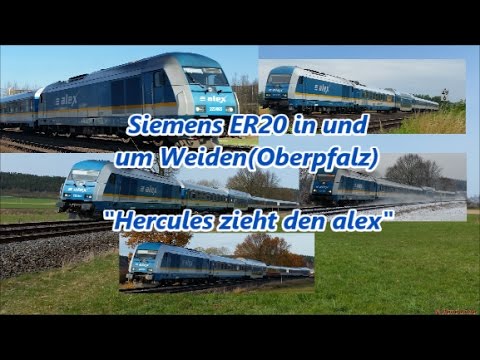 Siemens ER20 in und um Weiden(Oberpfalz) - Hercules zieht den alex