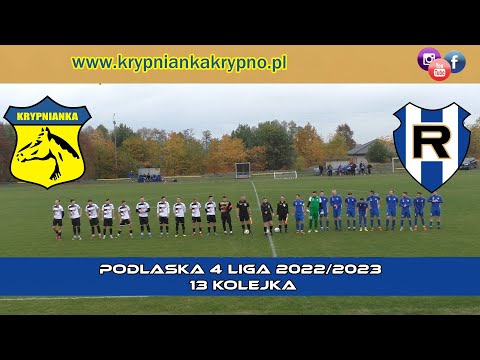 Krypnianka Krypno vs Ruch Wysokie Mazowieckie (4 Liga - 13 Kolejka 22/23)