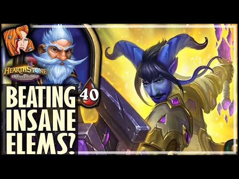 HOW TO BEAT INSANE ELEMENTALS! - Hearthstone Battlegrounds