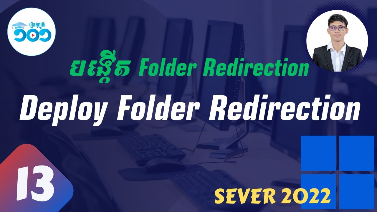 Deploy Folder Redirection in Windows Server 2022 speak khmer