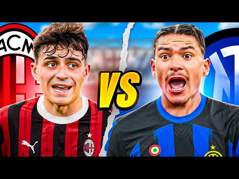 I Rebuild AC MILAN & INTER In A Rebuild Battle!