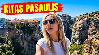 Tarsi iš kito pasaulio – METEORA, Graikijos stebuklas Nr.1, kurį verta pamatyti