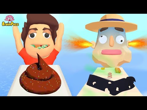 Sandwich Runner VS Pancake Run 👊 BEST FUNNY MOBILE GAMES All Levels Gameplay android, ios