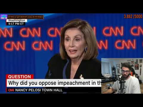 HasanAbi December 10, 2019 - reacting to nancy pelosi not impeaching gwb for lying Highlight