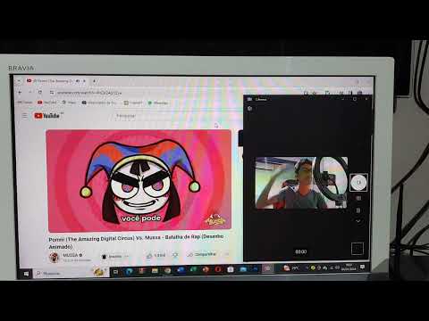 React Pomni (The Amazing Digital Circus) Vs Mussa Batalha de Rap (Desenho Animado)