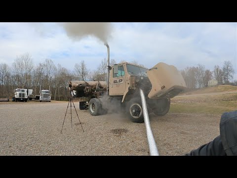 Cummins Vacuum Cleaner - How Much Dirt Can a 855 Cummins Diesel Engine Suck?
