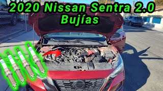 2020 Nissan Sentra 2.0 Cómo cambiar las bujías ( How to change spark plugs )