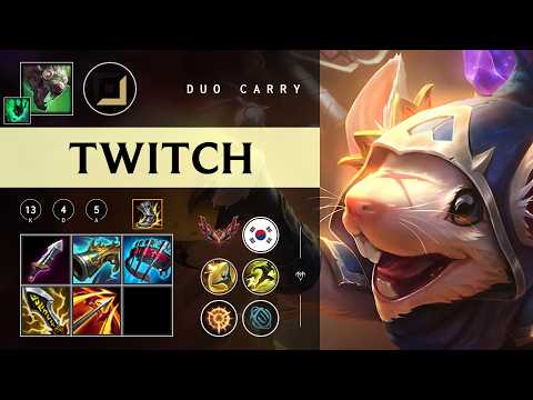 Twitch ADC vs Tristana - KR Grandmaster Patch 26.03
