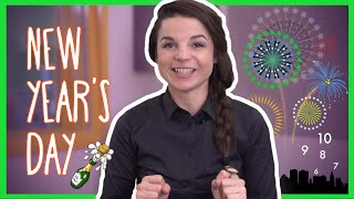 English NEW YEARS Words with Alisha