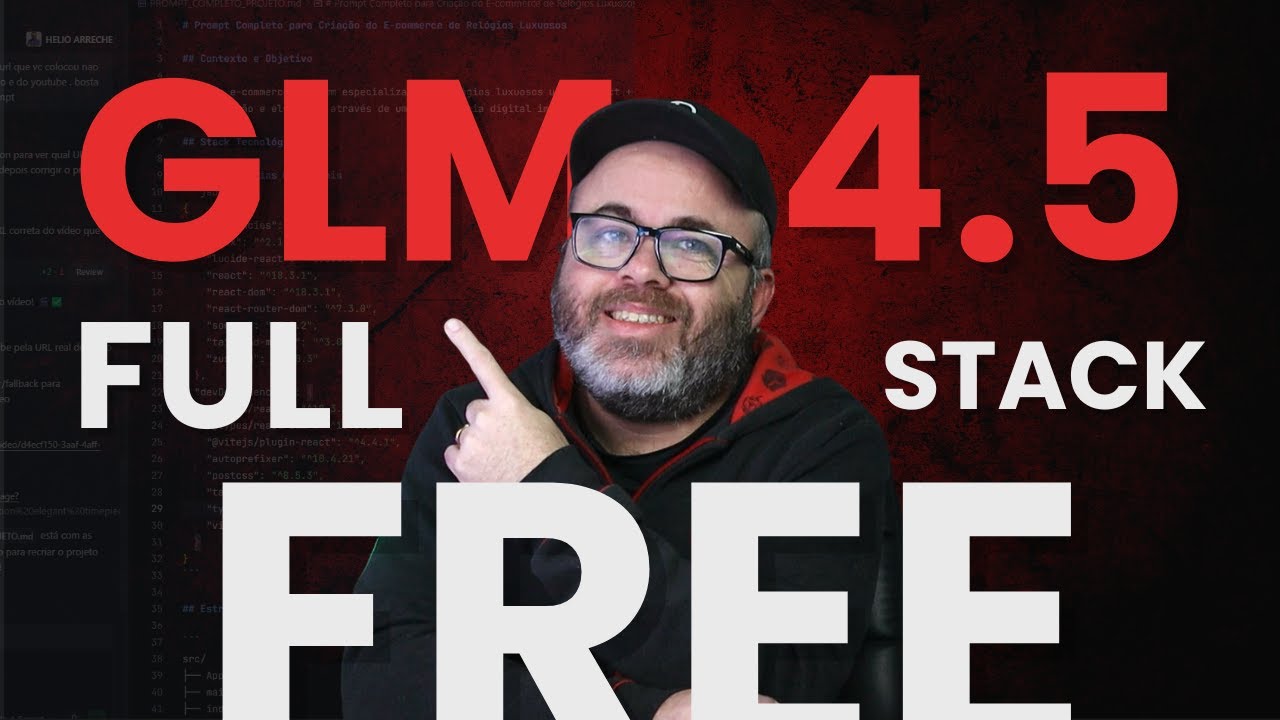 GLM - 4.5  Gratuita open source  A melhor IA FREE do Momento