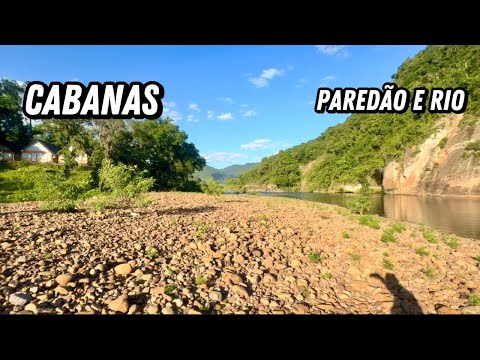 Cabanas com vista para o Rio Cai no HOTEL FAZENDA VALE REAL em CAXIAS DO SUL na Serra gaúcha#gramado