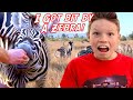 I got bit by a Wild Zebra in Africa!