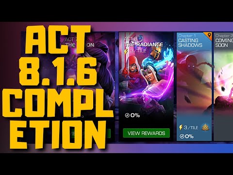 ACT 8.1.6 Completion (BW Scytalis) Seeing red, Caltrops, Coolant leak | Marvel Contest of Champions