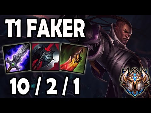 T1 Faker LUCIAN vs LEBLANC - Lol Ranked Korea