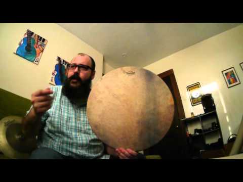 Remo 18 inch Tar Frame Drum Demo & Review