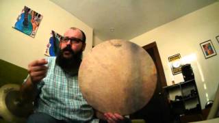 Video thumbnail for Remo 18 inch Tar Frame Drum Demo & Review by bryan bowman