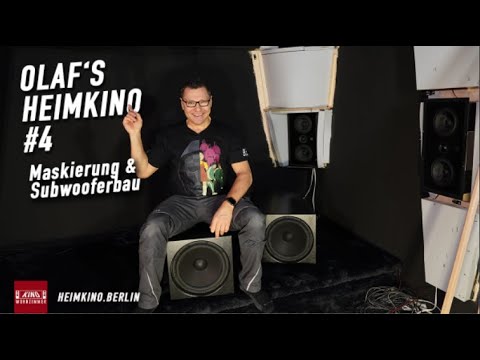 Olaf's Heimkino #4 — Eigene Maskierung bauen, Subwoofer & Frontlautsprecher