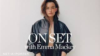 Emma Mackey Behind-The-Scenes Of Her PORTER Cover Shoot | NET-A-PORTER