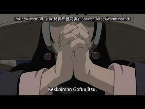 Naruto longest Jutsu (Kekkaimon Gofuujitsu Hachimonheijou)
