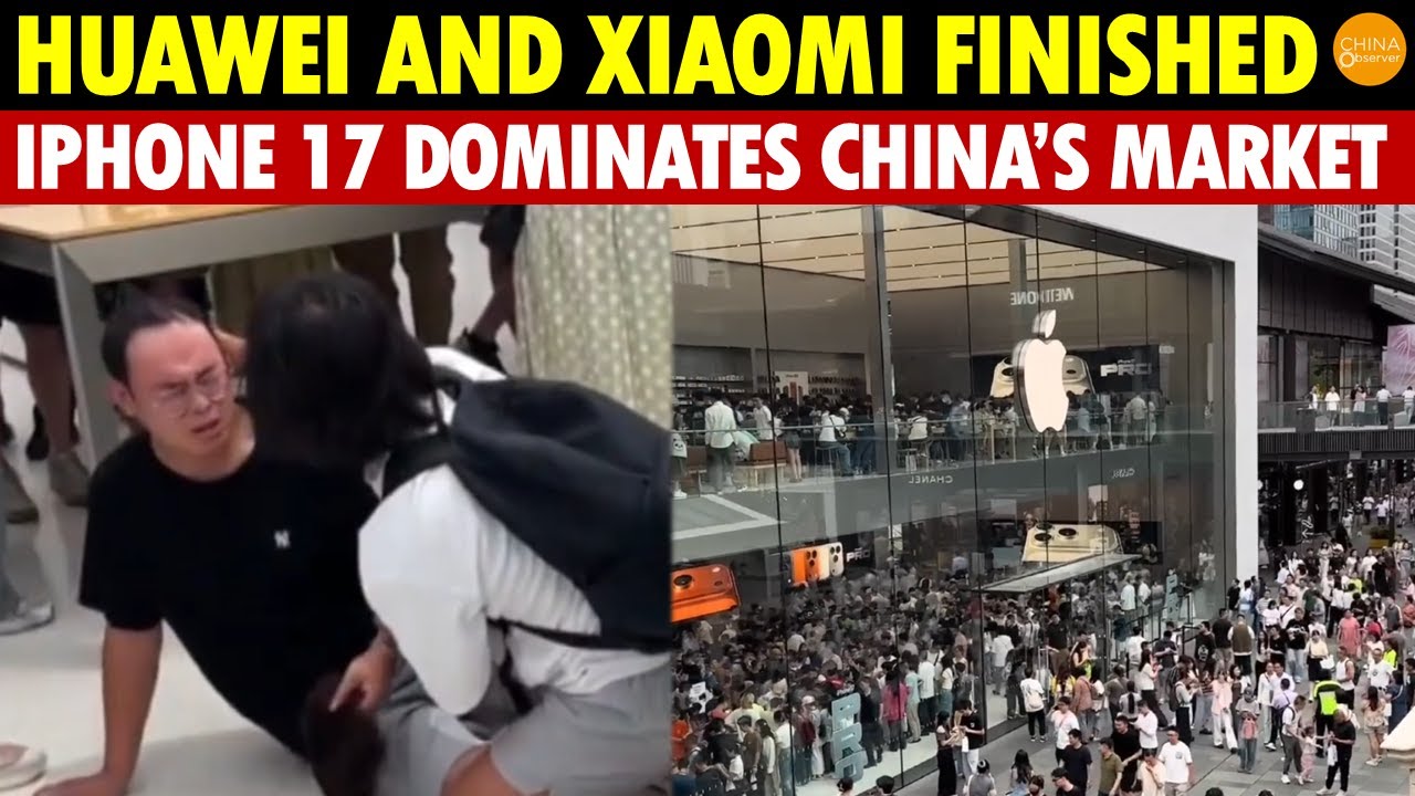 Huawei and Xiaomi Finished! iPhone 17 Sales Soar Nearly 40%, Dominates China’s Market