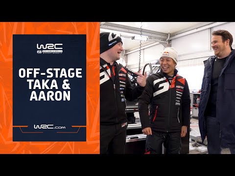 WRC Off-Stage: Chatting with Taka & Aaron!