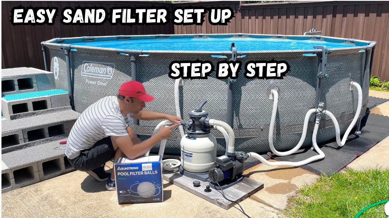 Aquastrong EASY SandFilter Setup - STEP-BY-STEP
