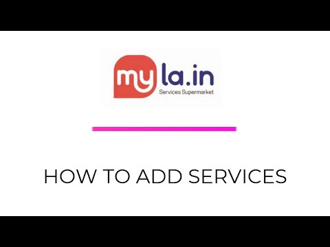 How to add your services?