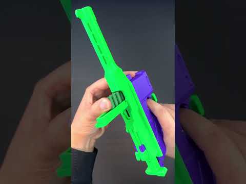 3D-printed Mauser MT9 shell-ejecting toy