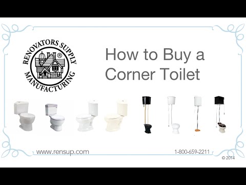 Compact Corner Toilet For Small Bathroom Top Dual Flush Water Saver Video Image