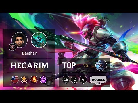 Hecarim Top vs Talon - NA Grandmaster Patch 9.7