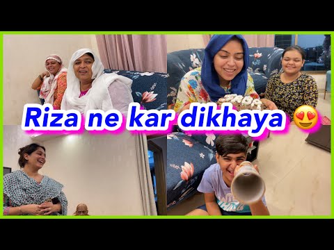 Finally decided to buy a car 🚗 | Riza ne cake banaya 🎂😍 | ibrahim family  | vlog