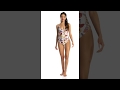 Stone Fox Swim Wild Flowers Hermosa One Piece Swimsuit SwimOutlet Com