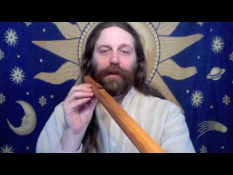 Western Cedar Overtone flute in the key of F