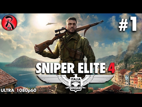 Zagrajmy w Sniper Elite 4 PL #1 - Słoneczna Italia [GAMEPLAY PL][60FPS]