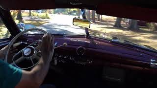 1949 Ford Custom Convertible Driving Video