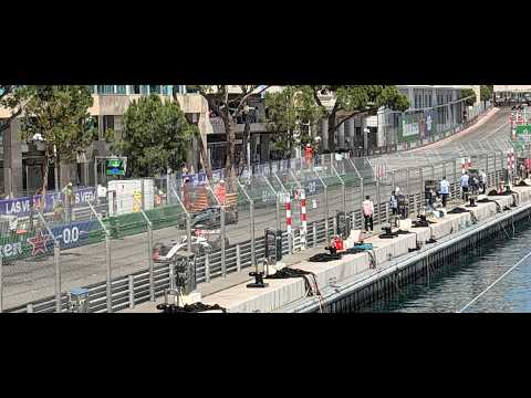 Trackside Superyacht at the Monaco Grand Prix
