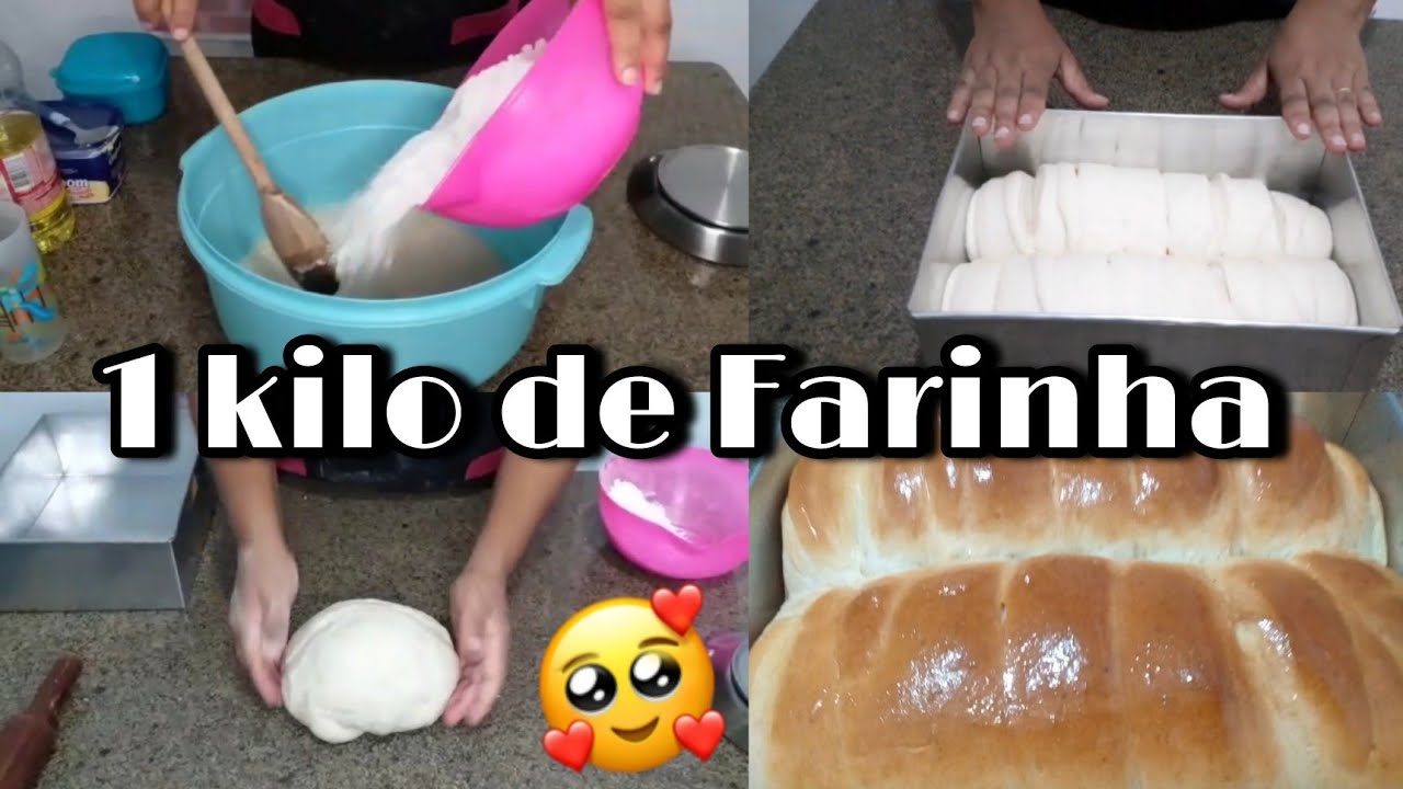 QUER APRENDER A FAZER PÃO CASEIRO COM 1 KILO DE FARINHA ENTÃO ASSISTA ESSE VÍDEO ????