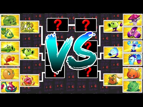 PvZ 2 Tournament Teams Plants - Who Will Win? - Plant vs Plant Battlez