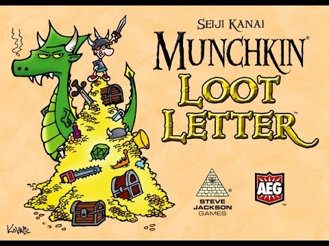 Dad v Daughter Play Throughs - Munchkin Loot Letter