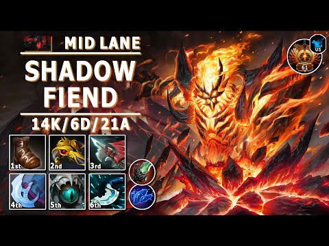Shadow Fiend Mid Lane | 7.31d | Pos 2 SF Play | Dota 2 Immortal Gameplay