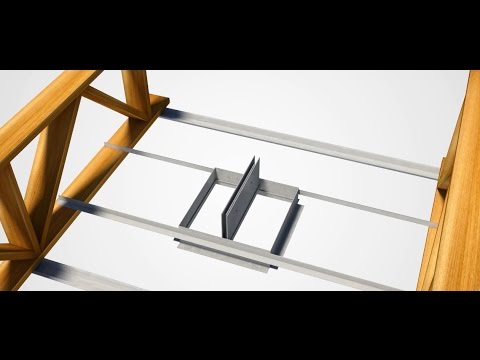 CFD7T Installation Support Angles on Top of Bottom Cord of Truss