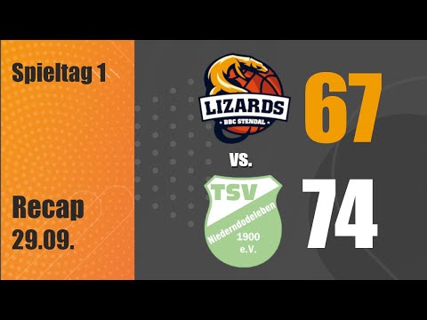 SPIELTAG 1 - BBC Stendal vs. TSV Niederndodeleben 67:74 + Postgame-Interview mit Carsten Mogk